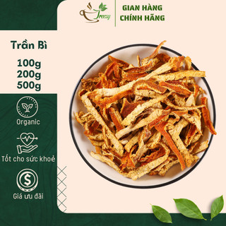  500g Trần Bì  Vỏ Cam Quýt  Sấy Khô - Trà thảo mộc Treesy - Trà hoa quả 