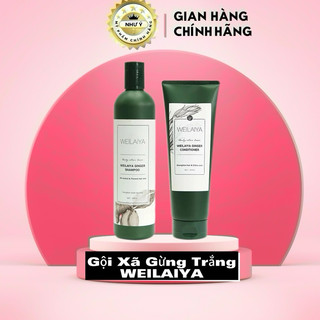 Bộ đôi dầu gội xả gừng trắng weilaya chính hãng