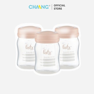 Giao ngẫu nhiên không chọn màu - Bộ 3 bình trữ sữa mẹ 150ml Fatz