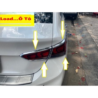 Ốp trang trí viền đèn hậu Hyundai Accent 2024-2018 Mạ Crom Sáng Bóng