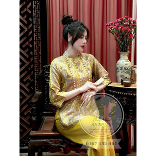 Pháp phục đi chùa tơ tằm