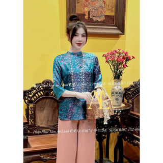 Pháp phục đi chùa tơ tằm