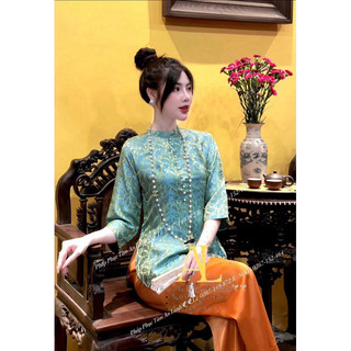 Pháp phục đi chùa tơ tằm