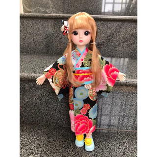 Yukata, kimono cho búp bê 30 cm