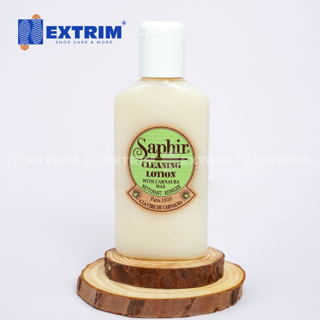 Kem làm sạch và dưỡng đồ da Saphir Cleaning Lotion 125ml