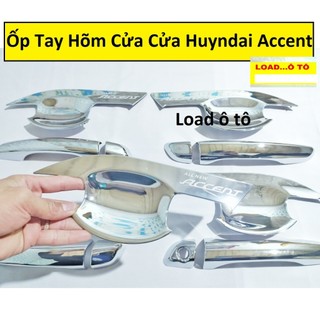 Ốp Tay Nắm, Hõm Cửa Xe Accent 2024-2018  Mạ Crom Sáng Bóng Cao Cấp, Ốp tay hõm cửa Accent 2018-2024 Load ô tô