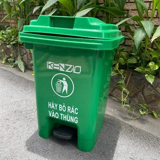 Thùng rác y tế chân đạp 60 lít màu vàng, cam và xanh, thùng rác y tế đạp chân 60 lít - có 3 màu