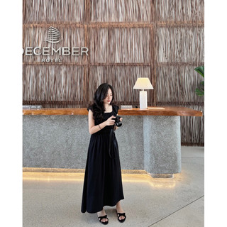Đầm đũi bo eo dáng xoè Sandy dress thiết kế Ma Vie
