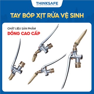 Tay bóp xịt rửa vệ sinh máy lạnh điều hòa, xịt rửa xe, Loại thẳng, cong và xoay, Chân ren 22mm, Béc xịt rửa