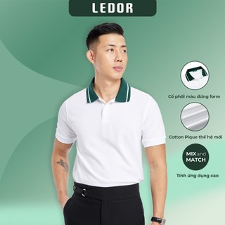 Áo Polo nam ARIES LEDOR vải Cotton Pique thế hệ mới form Regular-fit