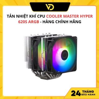 Tản nhiệt khí cpu cooler master hyper 620s argb - hàng chính hãng