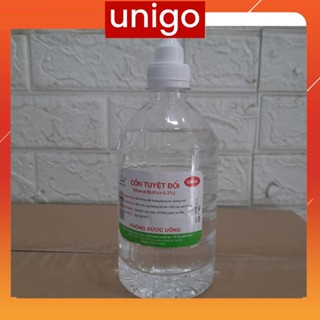 Cồn Tuyệt Đối, Cồn Ethanol 99,7% Sơn Đầu, Chuyên Dùng Thí Nghiệm, Chai Nhựa 500ml Thuận Phát