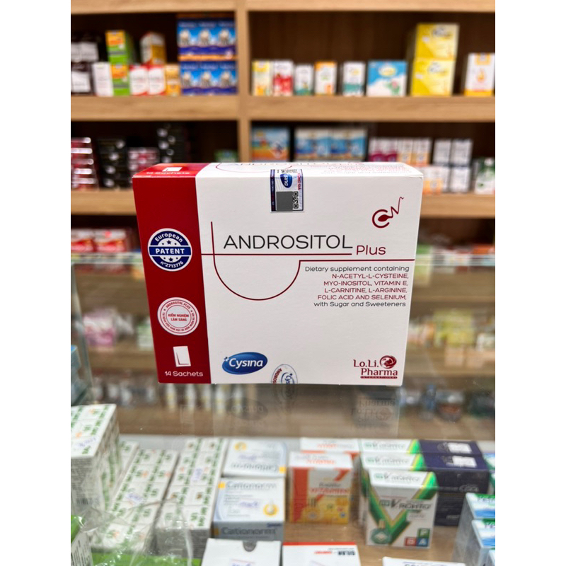 [CHÍNH HÃNG ] Andrositol (Andrositol Plus) – Hỗ Trợ Sinh Sản Nam Giới ( có tem phụ tiếng việt )