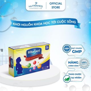 Viên uống Vitafact Pregnancy bổ sung dưỡng chất và dự phòng dị tật cho thai nhi (Hộp 30 viên)