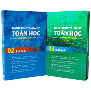 Sách Đánh Thức Tài Năng Toán Học 2 và 3 sách toán Song Ngữ Singapore lớp 2 đến lớp 4 ( 2 cuốn )