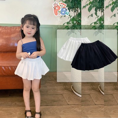 Chân Váy Xếp Ly Cho Bé Gái Đi Học Đi Chơi Cực Yêu -BabyBoo-PiBo-CVXL01