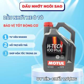 Nhớt xe ô tô Motul H-Tech 100 Plus 5W30 4L