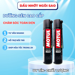 Chai xịt dưỡng sên - xích Motul C4 Factory Line 400ml