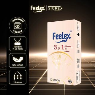 Bao cao su Feelex mỏng, nhiều gel bôi trơn, có hương thơm