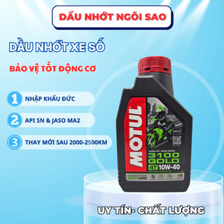 Dầu nhớt MOTUL 3100 GOLD 10W40 ( Bán Tổng Hợp ) SM MA2