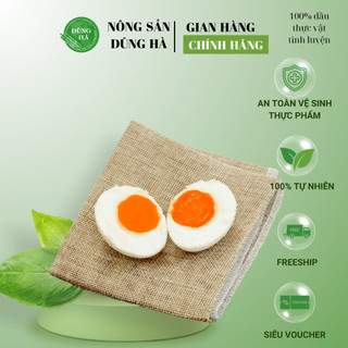 Trứng vịt muối - ba huân - hộp 4 quả, không tanh, chế biến món ăn
