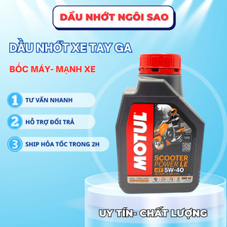NHỚT XE TAY GA CAO CẤP MOTUL POWER LE 800ML
