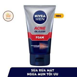 Sữa rửa mặt nivea MEN 100g