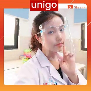 Kính Kiếng chắn giọt bắn chống bụi face shield hàng cao cấp - mặt gương trong suốt, thiết bị y tế