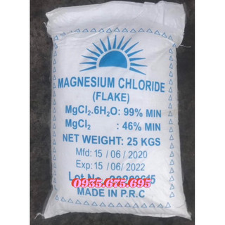 SALE 10KG MAGIE CLORUA MGCL2.6H20 CHUYÊN THỦY SẢN