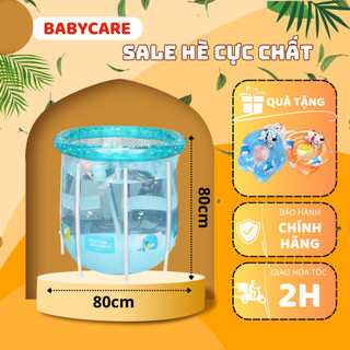 Bể bơi thành cao cho bé KÈM PHAO BƠI, bể bơi sơ sinh cho bé từ 3 tháng Doctor Dolphin