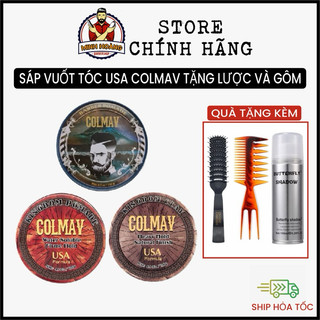 Sáp vuốt tóc Colmav USA Colmav Kingdom Pomade, Colmav Barber Pomade, Kingdom Clay 56/116g