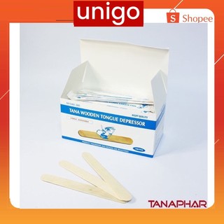 Que Đè Lưỡi Gỗ Tiệt Trùng Tanaphar Hộp 100 Que
