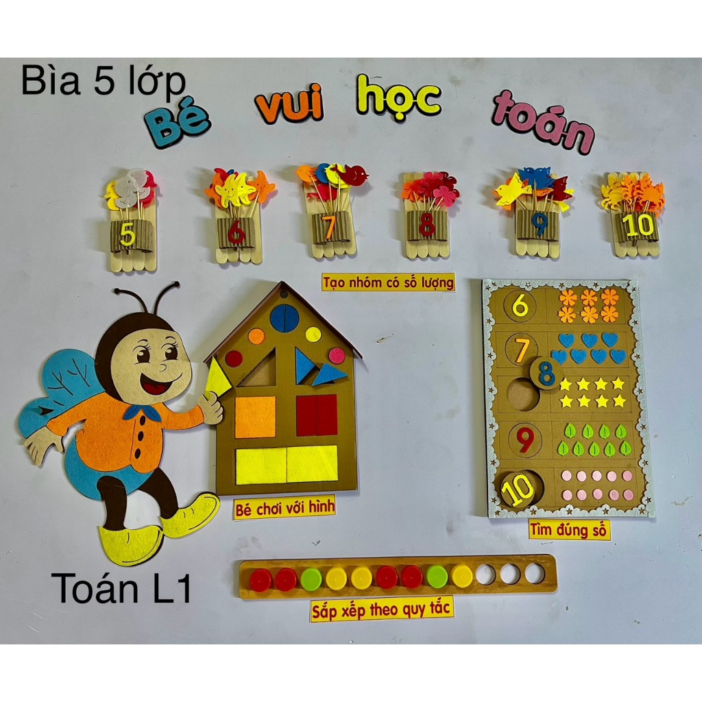Góc steam- Bé vui học toán (trải nghiệm toán học)