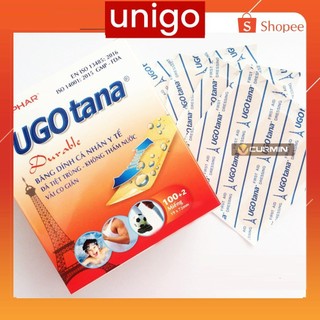 Băng dính y tế cá nhân UGO tana tiệt trùng ( hộp 100+ 2 miếng)