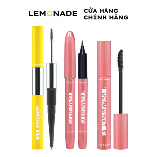 Combo Lemonade gồm 01 Mascara Supernatural 7.5g + 01 Eyeliner Supernatural 1g + 01 Chì kẻ mày 2.75g