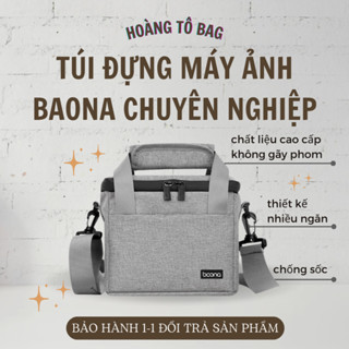  Túi đeo chéo đựng máy ảnh chuyên nghiệp BAONA H001 cao cấp chống sốc chống nước thiết kế gọn gàng 