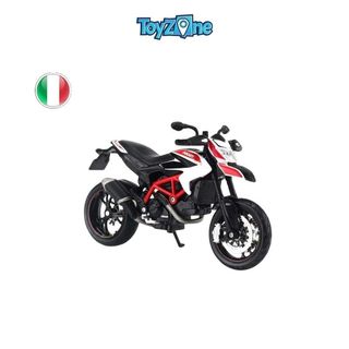 MÔ HÌNH XE DUCATI HYPERMOTARD SP 2013 WHITE 1:12 MAISTO MH-31101(20-13015)