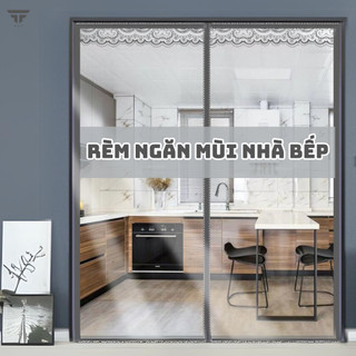 RÈM NHỰA TRONG SUỐT NGĂN MÙI, CHỐNG GIÓ, NGĂN HÚT KHÓI DẦU BẾP, TỰ ĐỘNG ĐÓNG