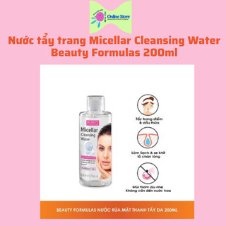 Nước tẩy trang Micellar Cleansing Water Beauty Formulas 200ml