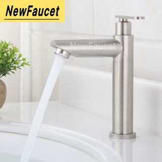 Vòi chậu rửa mặt lavabo inox 304 , vòi lavabo phổ thông , vòi lạnh