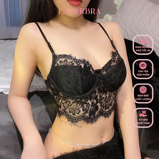 Áo bra ren nữ b11 sexy la perbra bralette 2 dây gợi cảm áo lót ren có gọng nâng ngực mút mỏng - b11