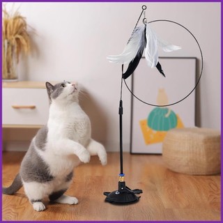 {Mới} Cần câu dẻo tự chơi cho mèo cao cấp Kún Miu Petshop – bám dính sàn hoặc tường cực chắc