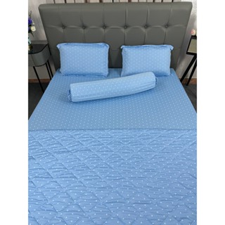Bộ (5 Món) Ga Giường Thun Lạnh Silk Cao Cấp (NEW)