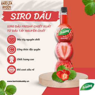 SIRO FRESHY DÂU (CHAI 710ML)
