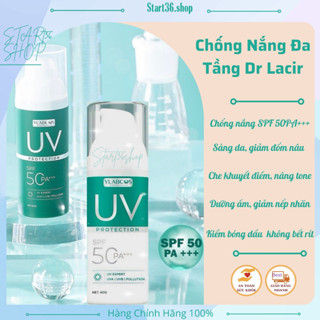 Kem chống nắng Start36 chống nắng đa tầng Dr Lacir UV SPF 50PA che khuyết điểm nâng tone dưỡng ẩm mờ nám giảm nhăn