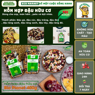Hỗn hợp đậu dinh dưỡng hữu cơ Bio Planet 400g