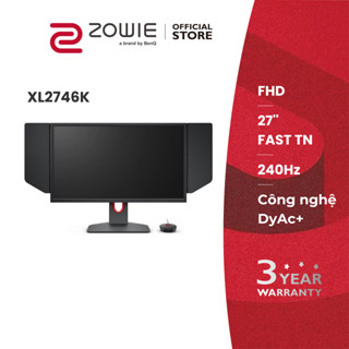 Màn hình máy tính BenQ ZOWIE XL2746K _ 27" 0.5ms chuyên gaming Esports Công nghệ DyAc