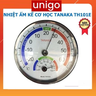 Nhiệt ẩm kế cơ học tanaka th101e/th337 - đo nhiệt độ và độ ẩm trong phòng, ngoài trời, để bàn hoặc treo tường - unigo