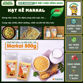 Hạt kê đã bóc vỏ hữu cơ Markal 500g