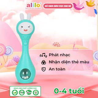 Lục lạc phát nhạc giáo dục cho trẻ Alilo Melody Rattle R1C - Hàng chính hãng - Đồ chơi giáo dục sớm, kích thước nhỏ gọn